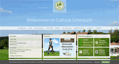 Desktop Screenshot of gc-schoenbuch.de