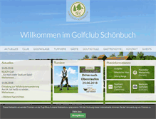 Tablet Screenshot of gc-schoenbuch.de